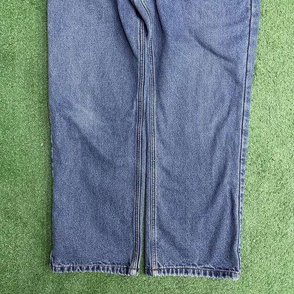 RedHead Flannel Lined Jeans Mens 36 X 30 Blue - Picture 2 of 8